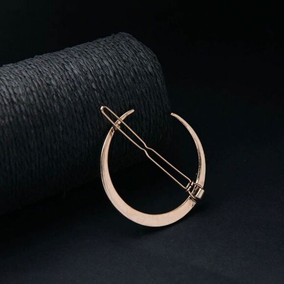 🖤 LAST ONE!  🖤 CRESCENT MOON & STARS GODDESS HAIR PIN BOBBY PIN BLING TRIO NWT - Picture 6 of 7